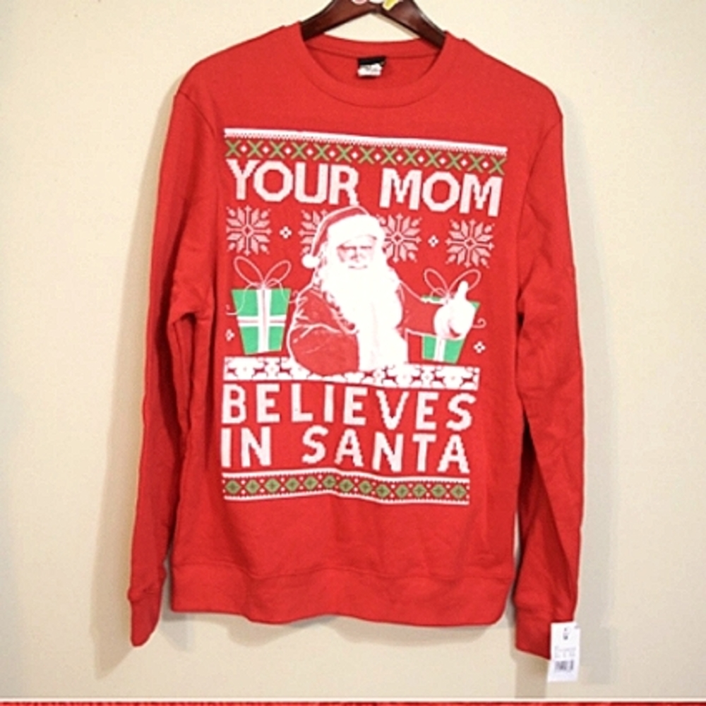 🎄Tamest of All "Yo Mama" Jokes on One Ugly Xmas Sweatshirt🎄